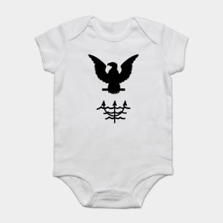 Navy - Rate - Ocean Systems Technician - OT wo Backgrnd - Black Baby Bodysuit